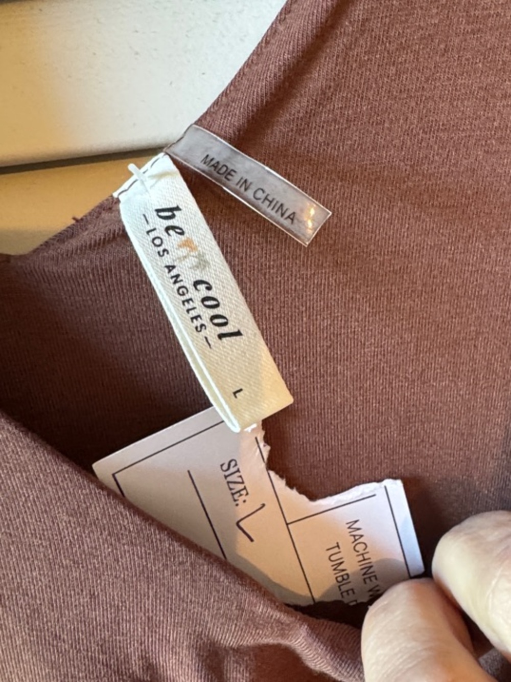 Sleeveless V-Neck Midi Dress in Chocolate Brown - Picture 3 of 4